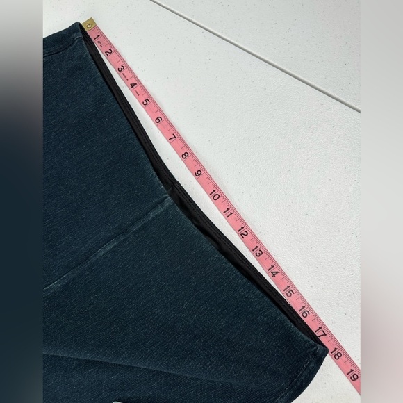 NWT Lysse Cropped Zip Hem Denim Stretchy Pull On Pants Indigo - Picture 6 of 16